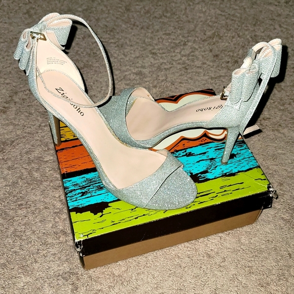 Silver Rhinestone Heels - Picture 4 of 4